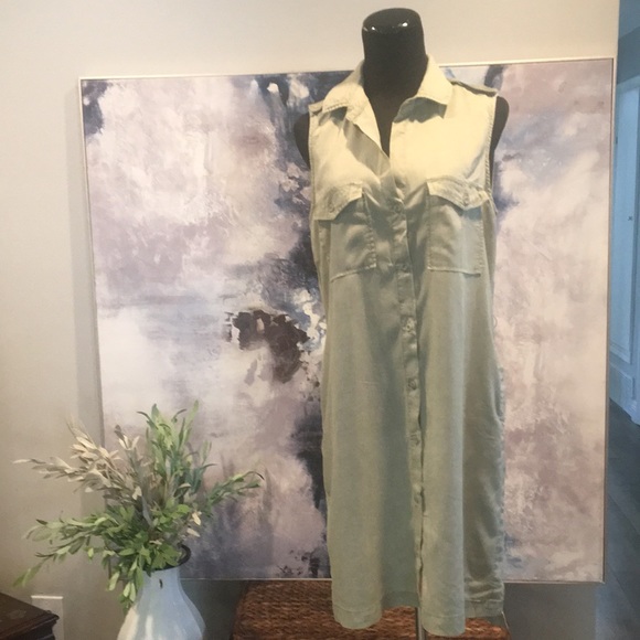 New Bella Dahl Patch‎ Pocket Shirt Dress - Picture 2 of 9